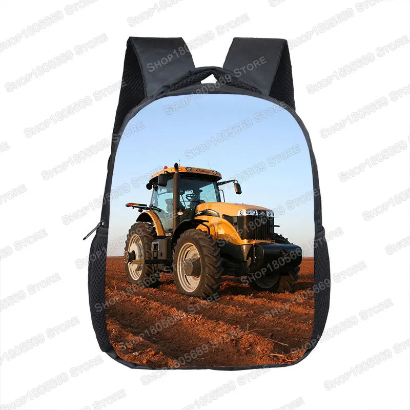 Tractor Backpack – 12-Inch Kids School Bag