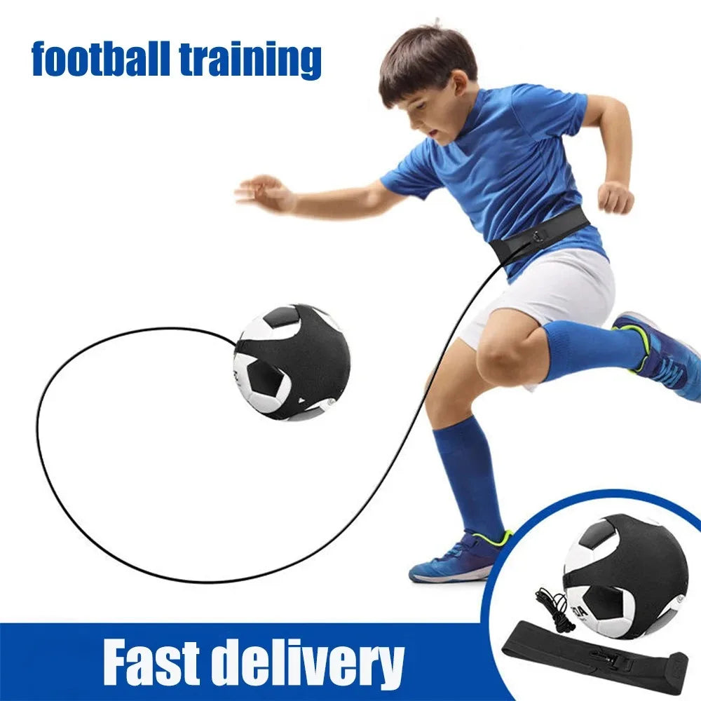Football Soccer Training Belt – Kicking Belt & Trainer Mat for Adults & Kids Soccer Practice