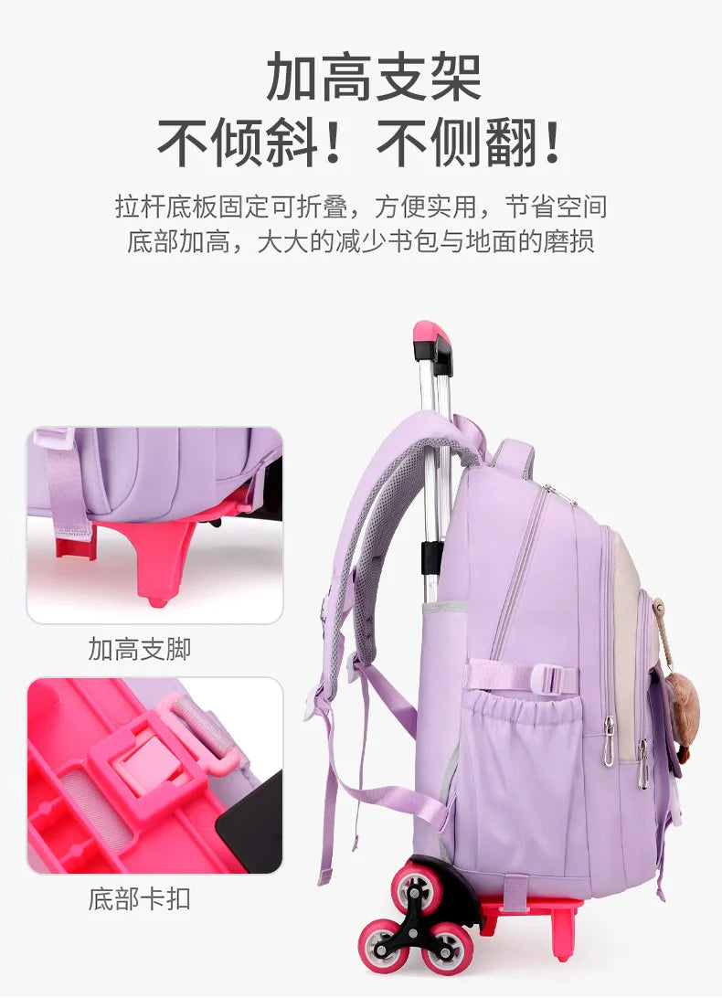 Trolley School Backpack – Two- & Six-Wheel Options