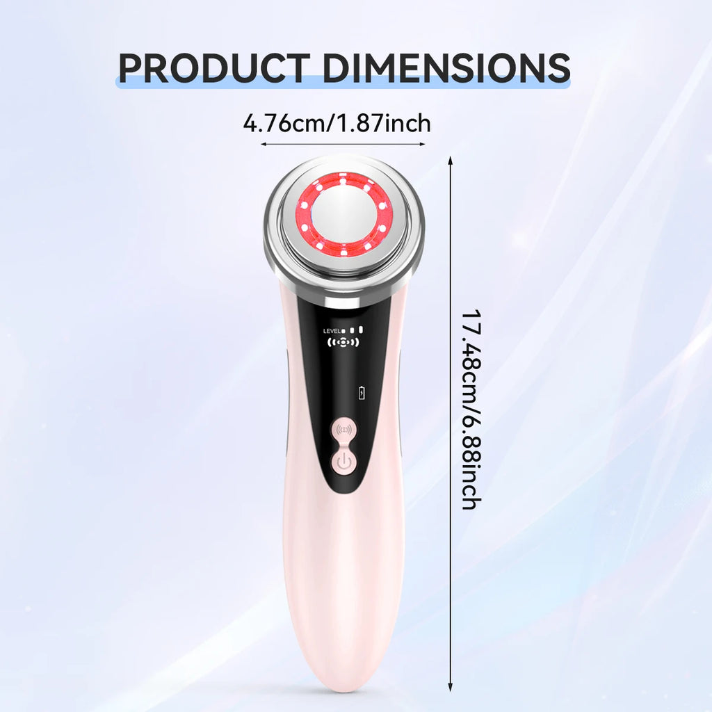 EMS Microcurrent Facial Massager – Portable Daily Skin Tightening, Lifting & Firming Beauty Device