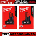 Milwaukee M18 6Ah Replacement Battery – 18V Lithium-Ion Rechargeable for M18 Cordless Power Tools
