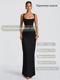 White Corset Maxi Dress — Sexy Elegant Prom & Ball Gown Evening Dress