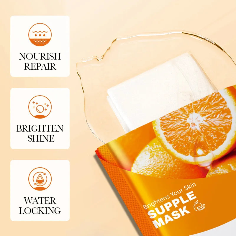 Fruit Facial Sheet Masks — Moisturizing 10 Pack