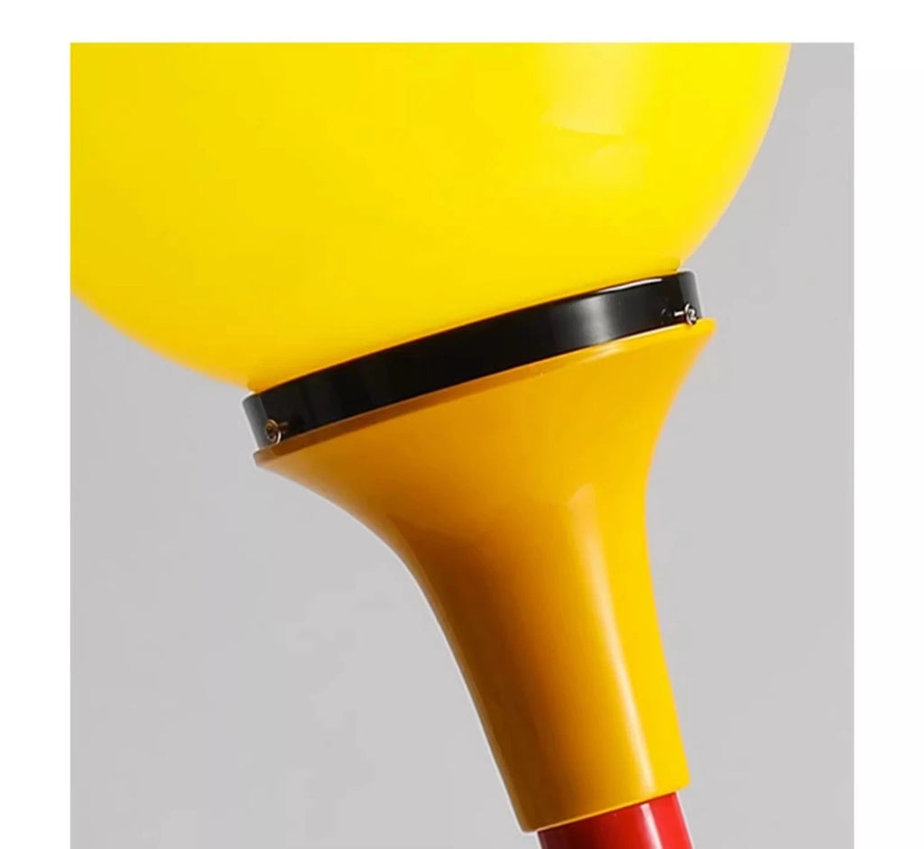 Colorful Floor Lamp – Memphis-Inspired Globe Design
