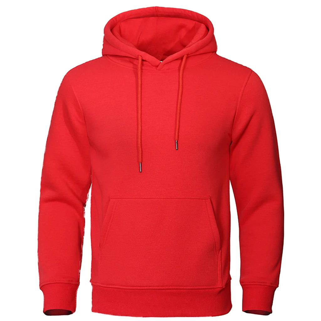 Men's Fleece Pullover Hoodie — Classic Everyday Sweatshirt