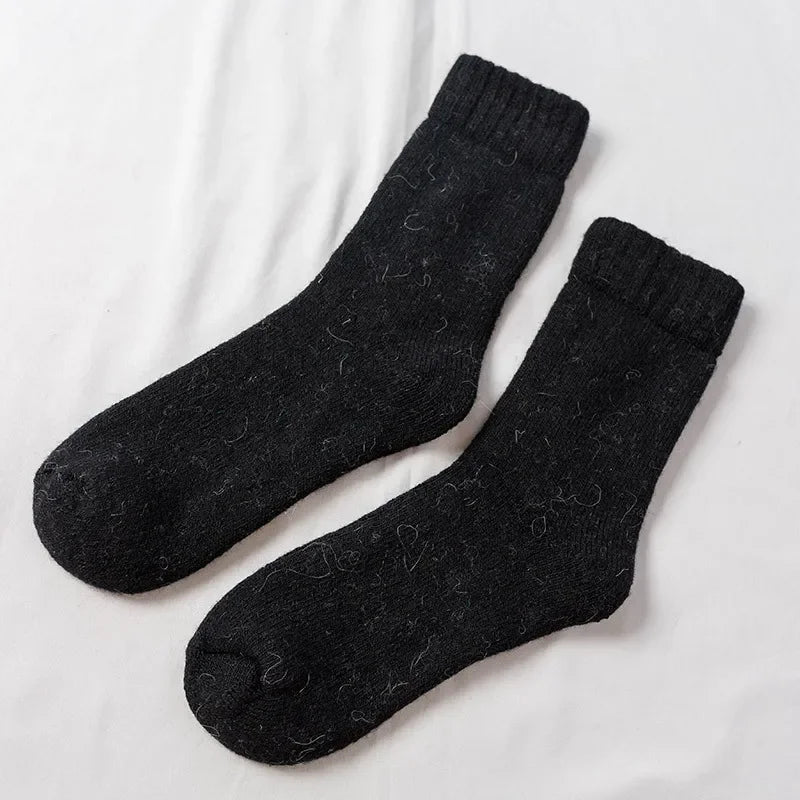 Men's Thick Merino Wool-Blend Winter Socks