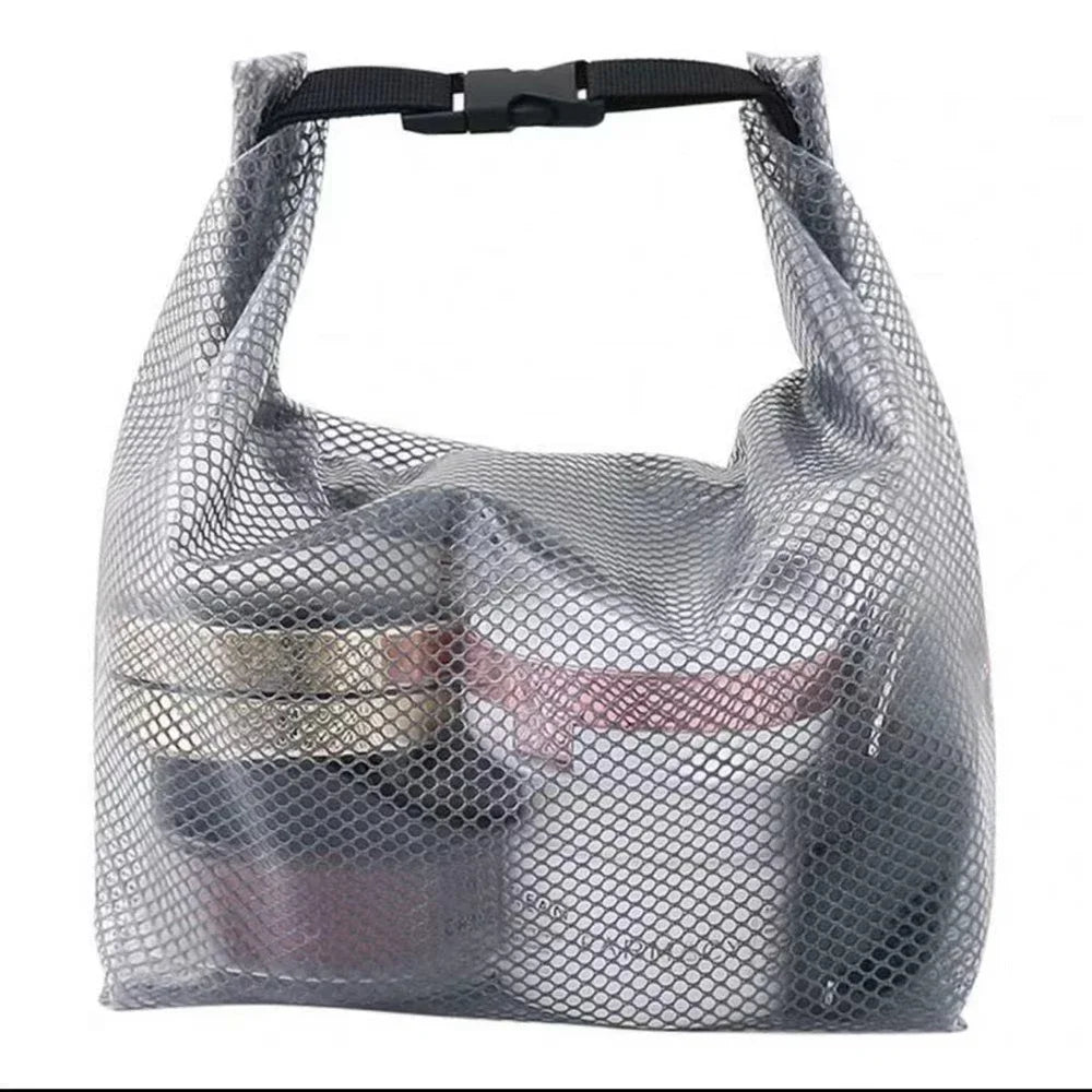 Waterproof PVC Drawstring Bag – Large Capacity Gym Swimming Toiletry Bag Unisex