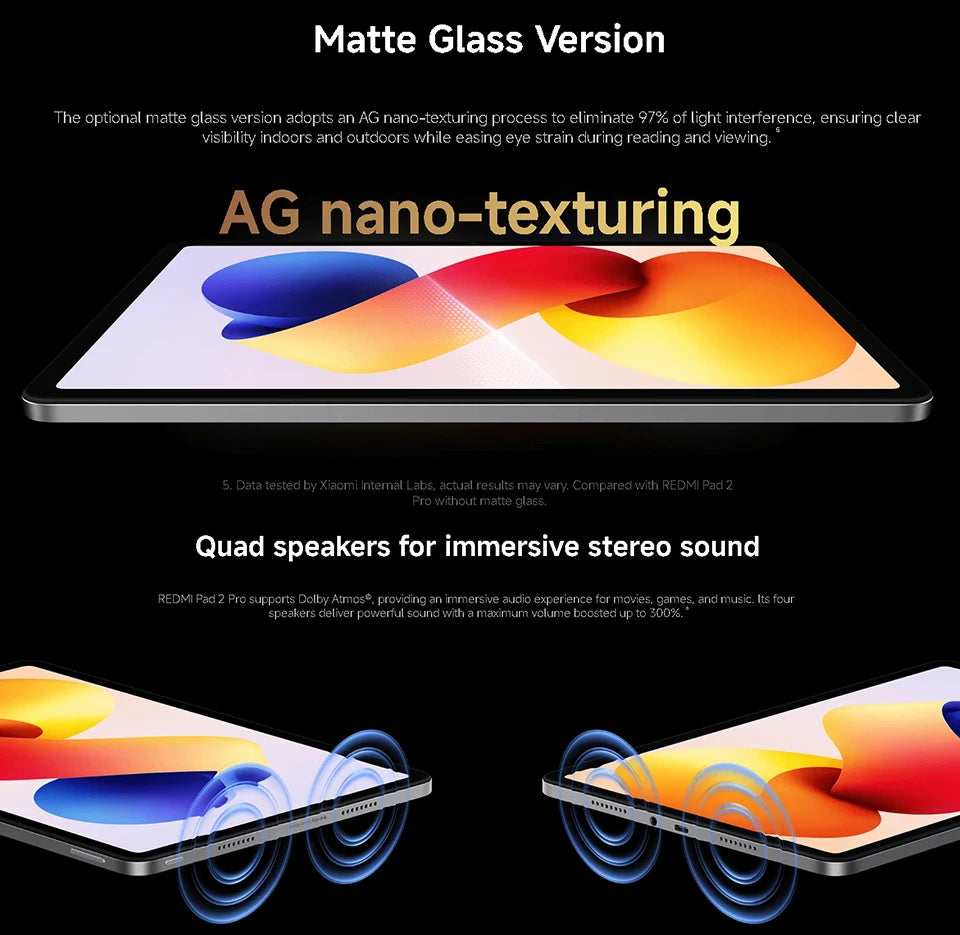 Xiaomi Redmi Pad 2 Pro 12.1" 2.5K Tablet – Snapdragon 7s Gen 4, 12000mAh, 33W