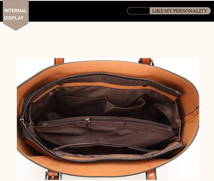 Vintage Oil Wax TPU Shoulder Bag – Hard Shell Tote Crossbody Satchel for Women