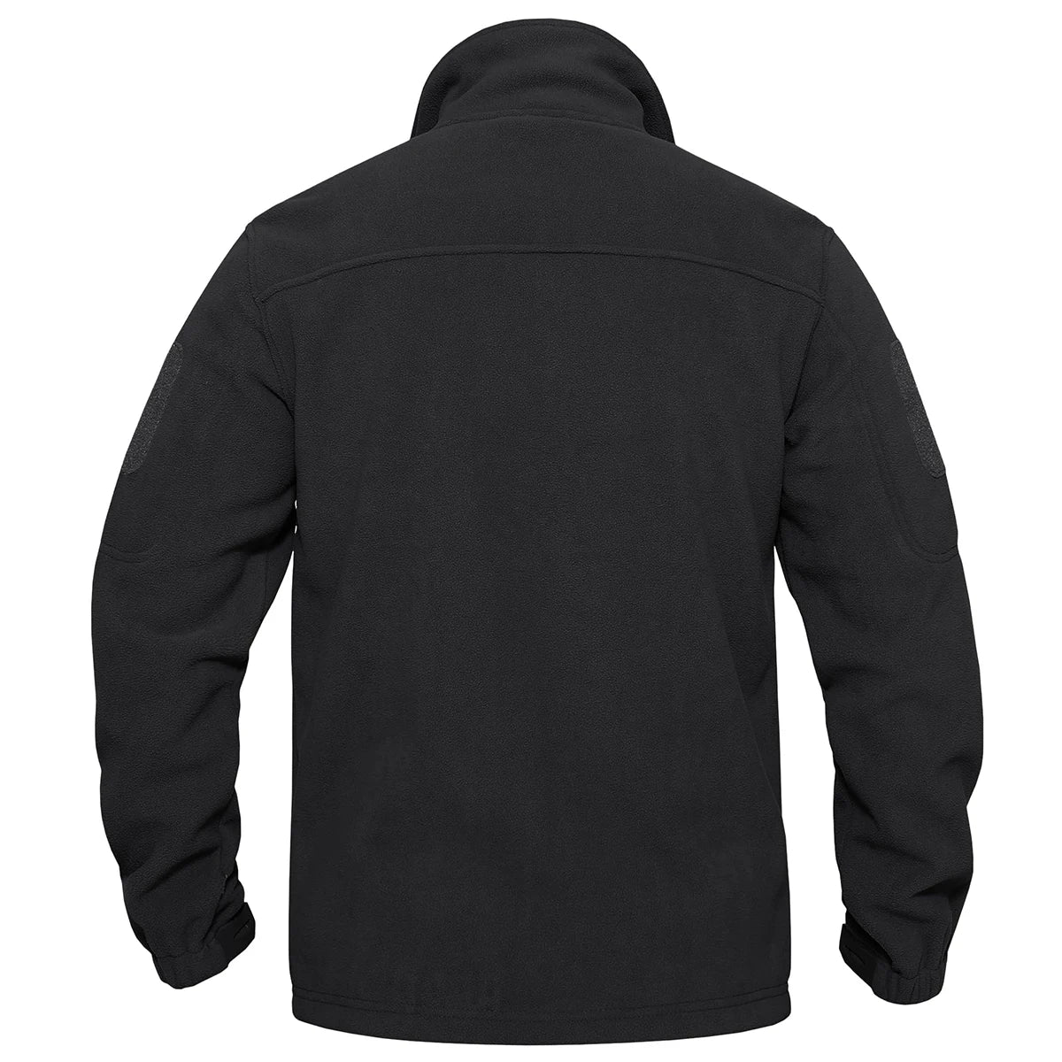 Men's Full Zip Fleece Hiking Windbreaker — Multi-Pocket Outdoor Work Jacket