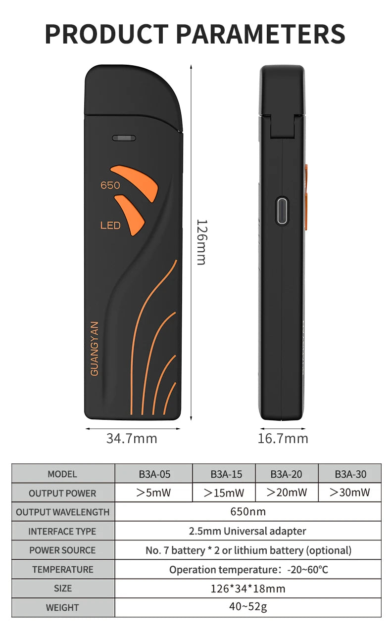 Green VFL Fiber Optic Laser Pen – 15mW Visual Fault Locator for FTTH Network Testing
