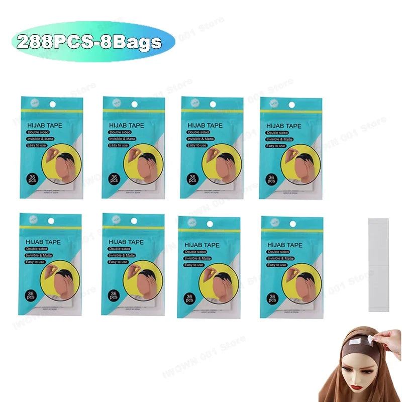 Double-Sided Body Tape 36-Pack — Invisible Waterproof Adhesive for Dresses, Hijab & Swimwear