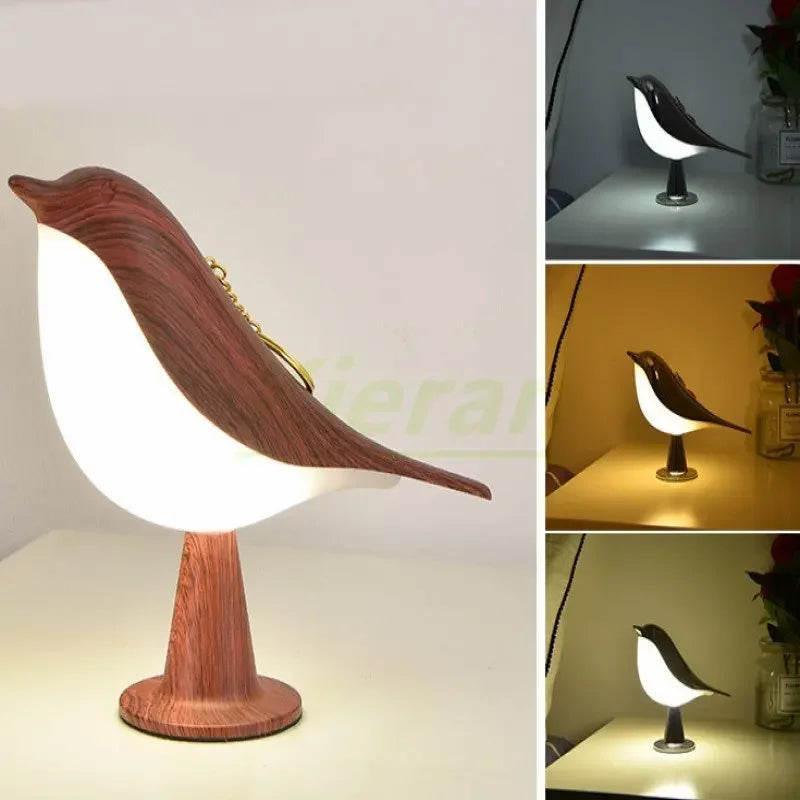 Bird Touch Lamp – Dimmable Tricolor Lighting
