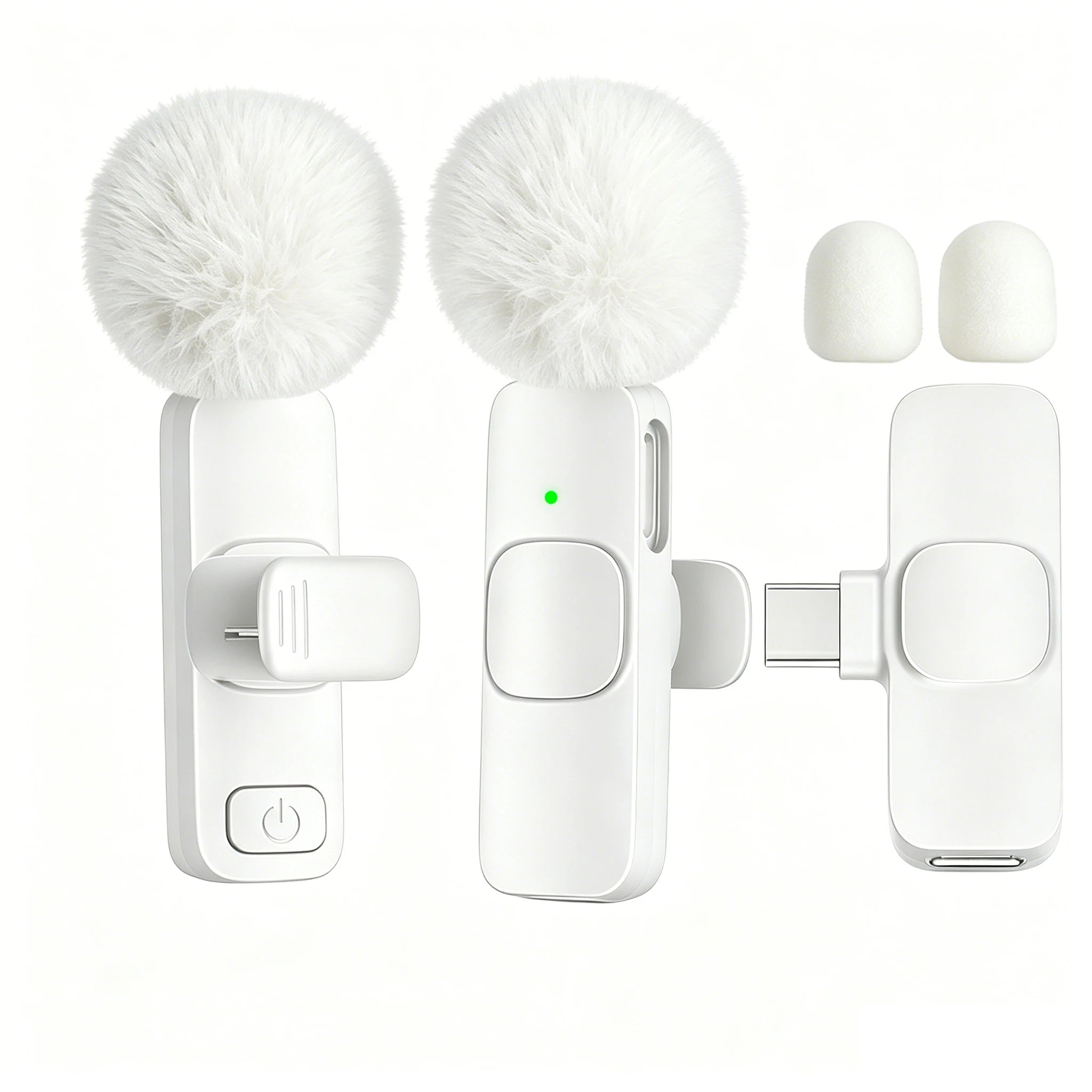 Crystal Clear Audio. Zero Setup. — Wireless Lavalier Microphone | Type-C, Plug & Play, 30m Range, Noise Reduction, 360° Pickup, 4 Colors