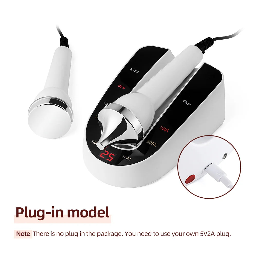 1MHz Ultrasonic Facial Beauty Machine – Lifting, Anti-Aging, Skin Tightening & Eye Care SPA Device