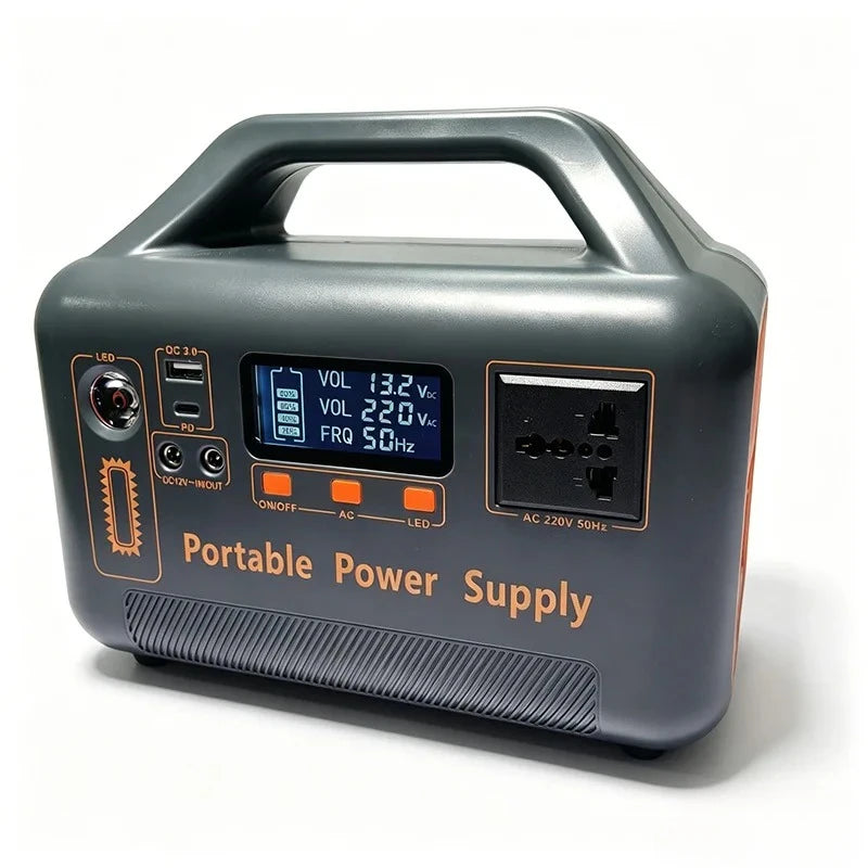 500W Portable Power Station S500 — Solar Generator for Camping & Emergency Backup