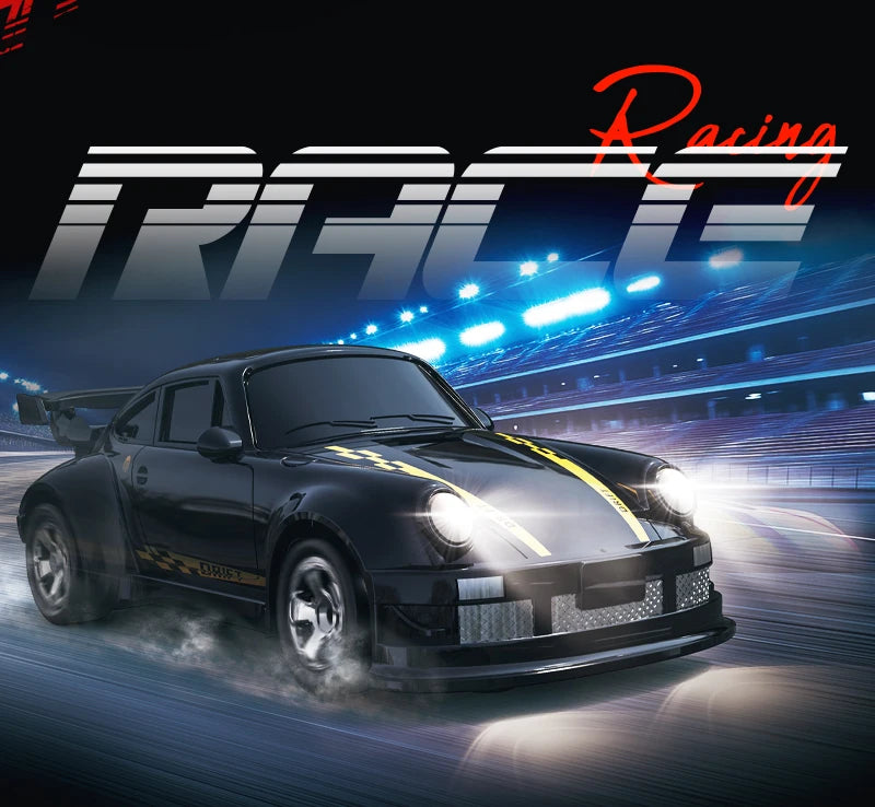 KF20 1/64 Scale Mini 4WD RC Drift Car – High Speed GTR Desktop Racing Model