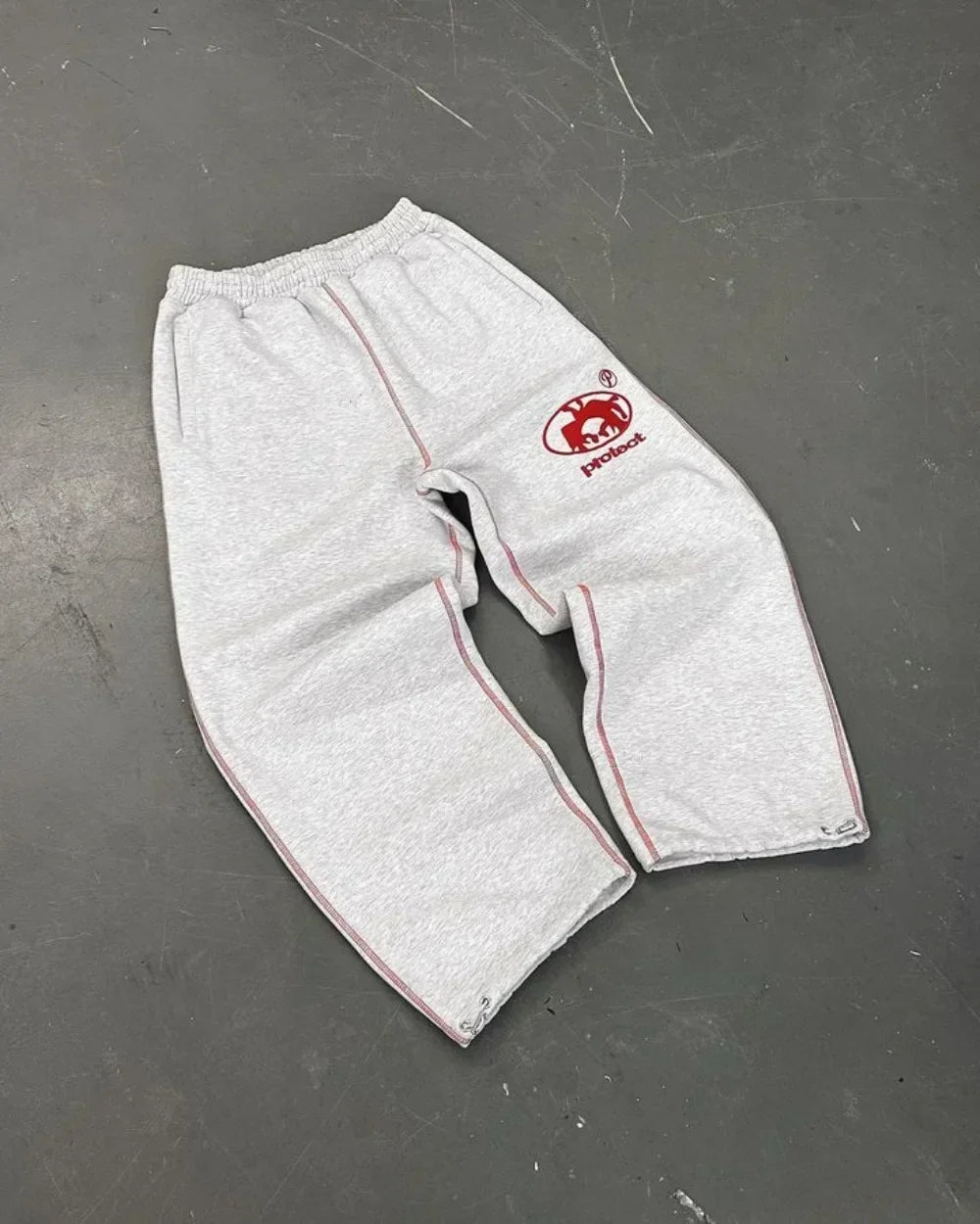 Men's Y2K Retro Korean Streetwear Hoodie & Jogger Pants Set – Loose Fit Casual Tracksuit