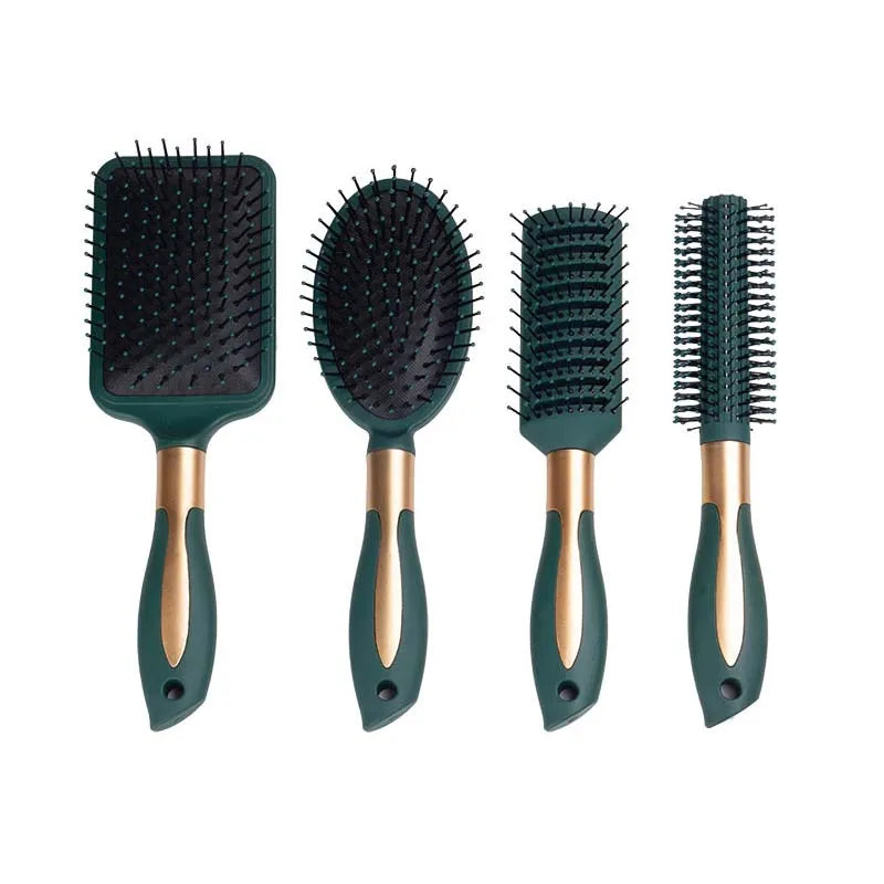 KLINA Air Cushion Scalp Massage Comb – Anti-Static Detangler for Salon & Home