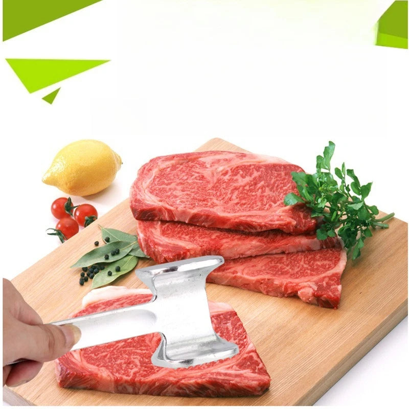Aluminum Alloy Meat Tenderizer Hammer — Heavy-Duty Double-Sided Kitchen Mallet