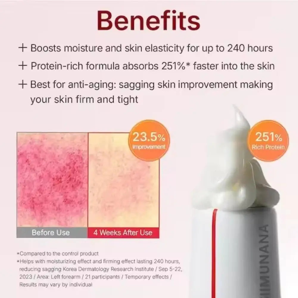 Korean Centella Collagen Face Cream – 24H Hydrating Anti-Wrinkle Moisturizer