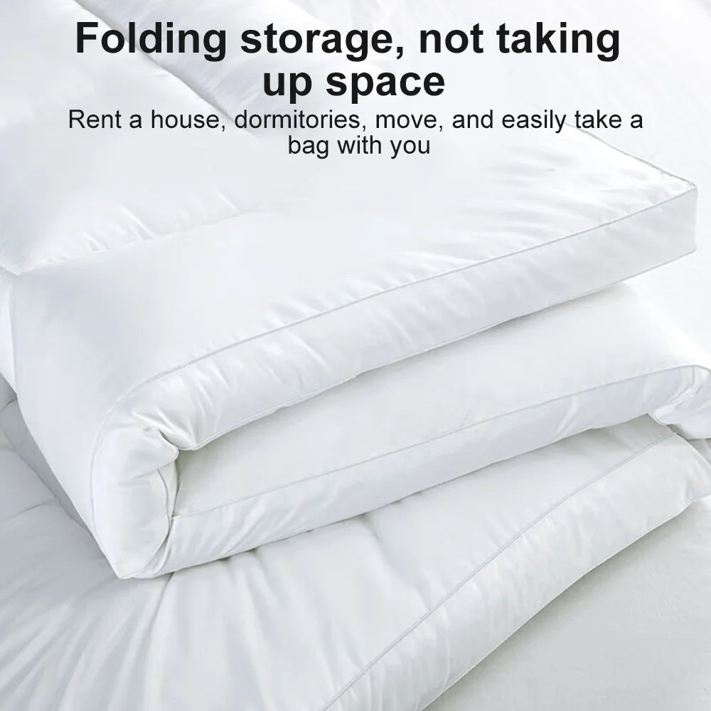 Super-Soft 10cm Hotel-Quality Mattress Topper – UK Made, Single, Double & King, Deep Fill