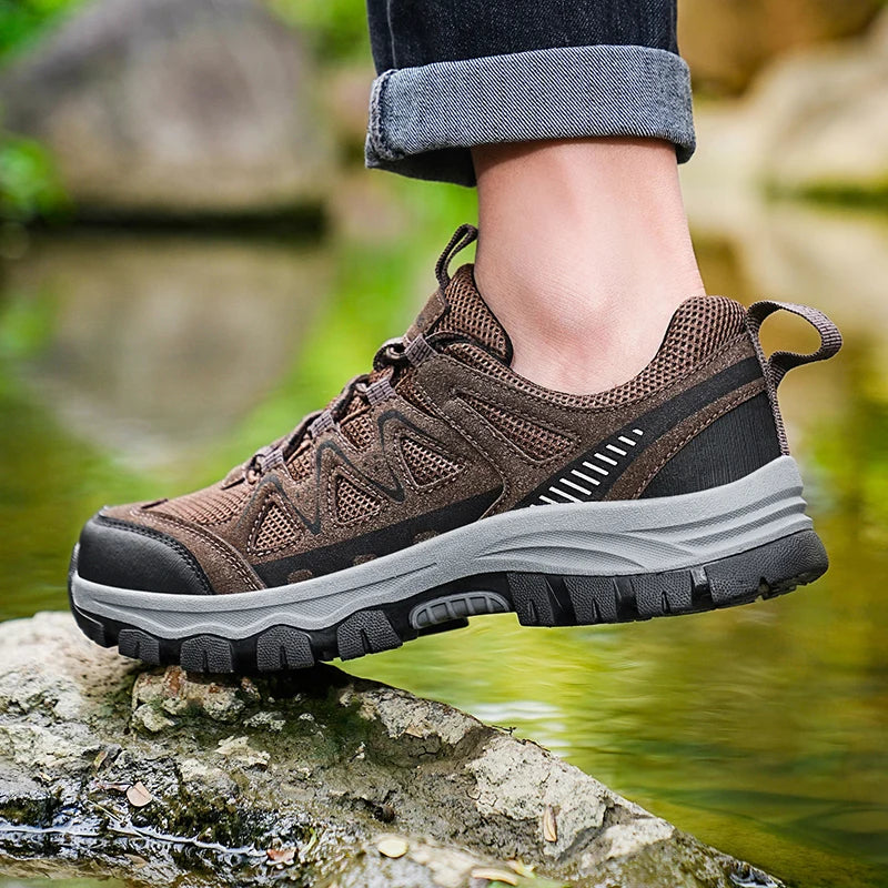 Men's Lightweight Breathable Outdoor Hiking Shoes — Sizes 39-48