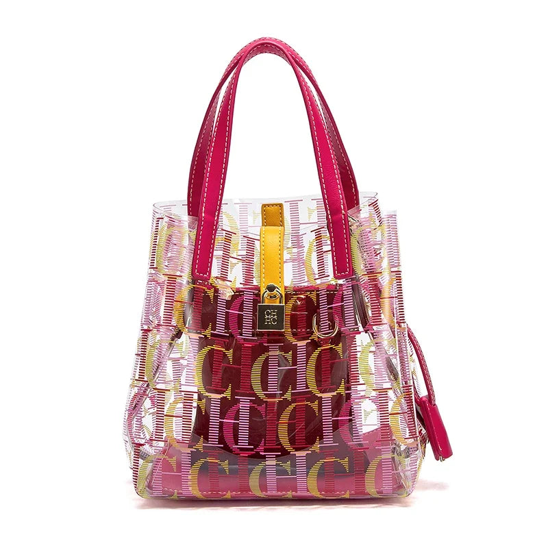 CH Transparent Luxury Shoulder Bag – Creative Personalized Fashion Design Handbag for Women 2026