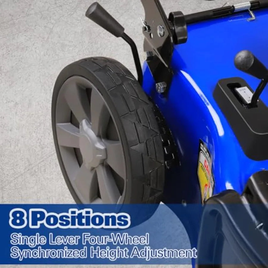 21-Inch Self-Propelled Gas Lawn Mower 201cc | 4-Cycle OHV Engine, 3-in-1 Bagging, Mulching & Side Discharge, 8-Position Height Adjustment