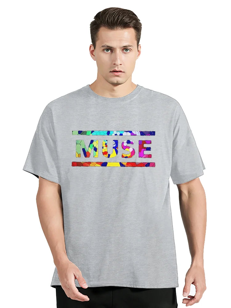 Muse The Resistance Vintage Graphic T-Shirt — Oversized Cotton Band Tee