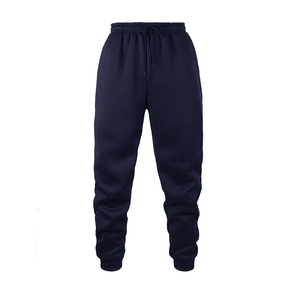 Men's Solid Color Jogging Sweatpants — Fitness Running Sport Trousers