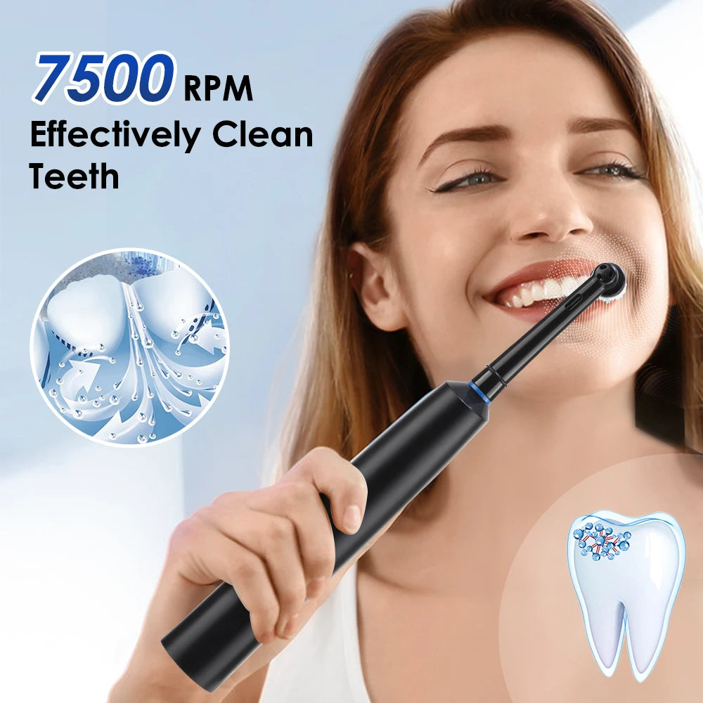 Ms.Dear Rotating Electric Toothbrush – 5 Modes, IP67 Waterproof, 30-Day Battery, 4 Brush Heads