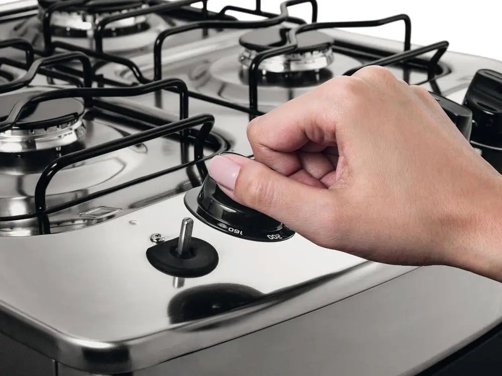 Consul Inox 4-Burner Gas Range – Freestanding Stove, Bivolt (CFO4NARUNA)