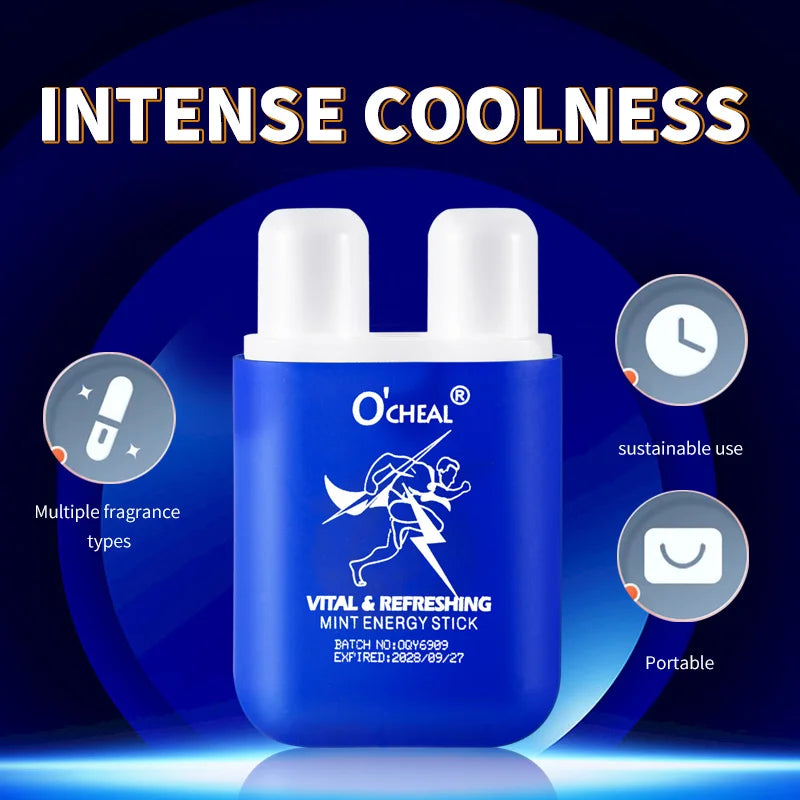Dual Hole Aromatherapy Inhaler Stick 3.6g – Energizing Scent Vapor Bar