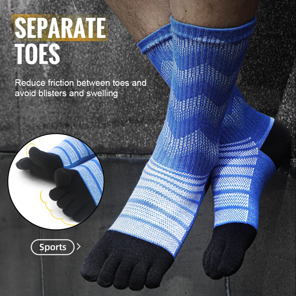 Thermal Five-Toe Socks for Hiking & Winter Sports
