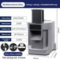 3-in-1 Commercial Food Processor & Vegetable Slicer – Electric Slicing, Shredding & Dicing Machine, 110V/220V