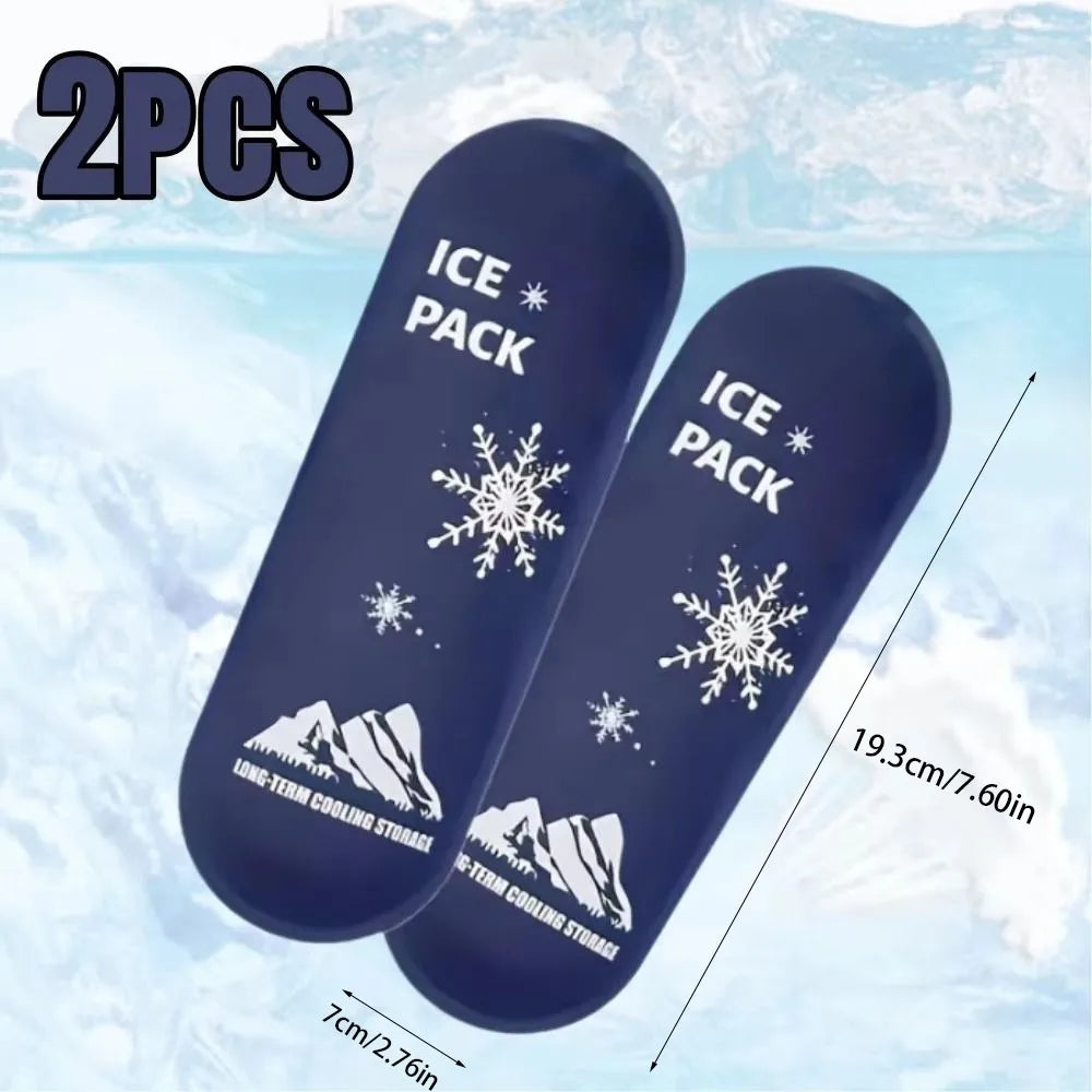 Portable Reusable Insulin Gel Ice Pack Cooler – Refrigerated Pill & Diabetic Medication Protector for Travel (1/2/3 Pack)