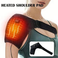 Electric Heating Shoulder Brace Wrap – Vibration Massage Support Belt for Arm & Shoulder Warmth