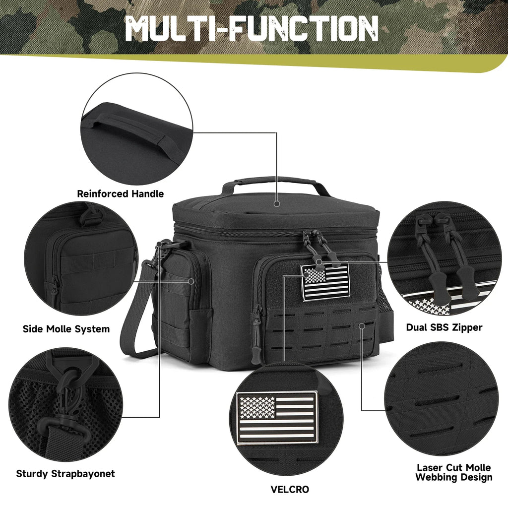 Tactical Thermal Cooler Bag – Heavy-Duty Lunch Carrier