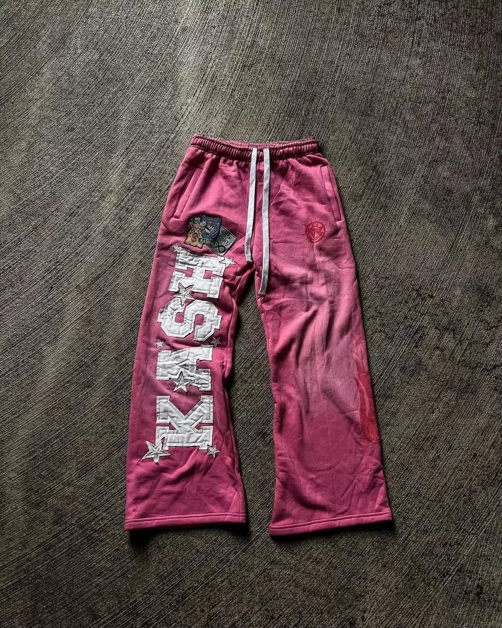 Men's Retro Gothic Punk 3D Print Straight Leg Pants — Loose Fit Streetwear Sweatpants