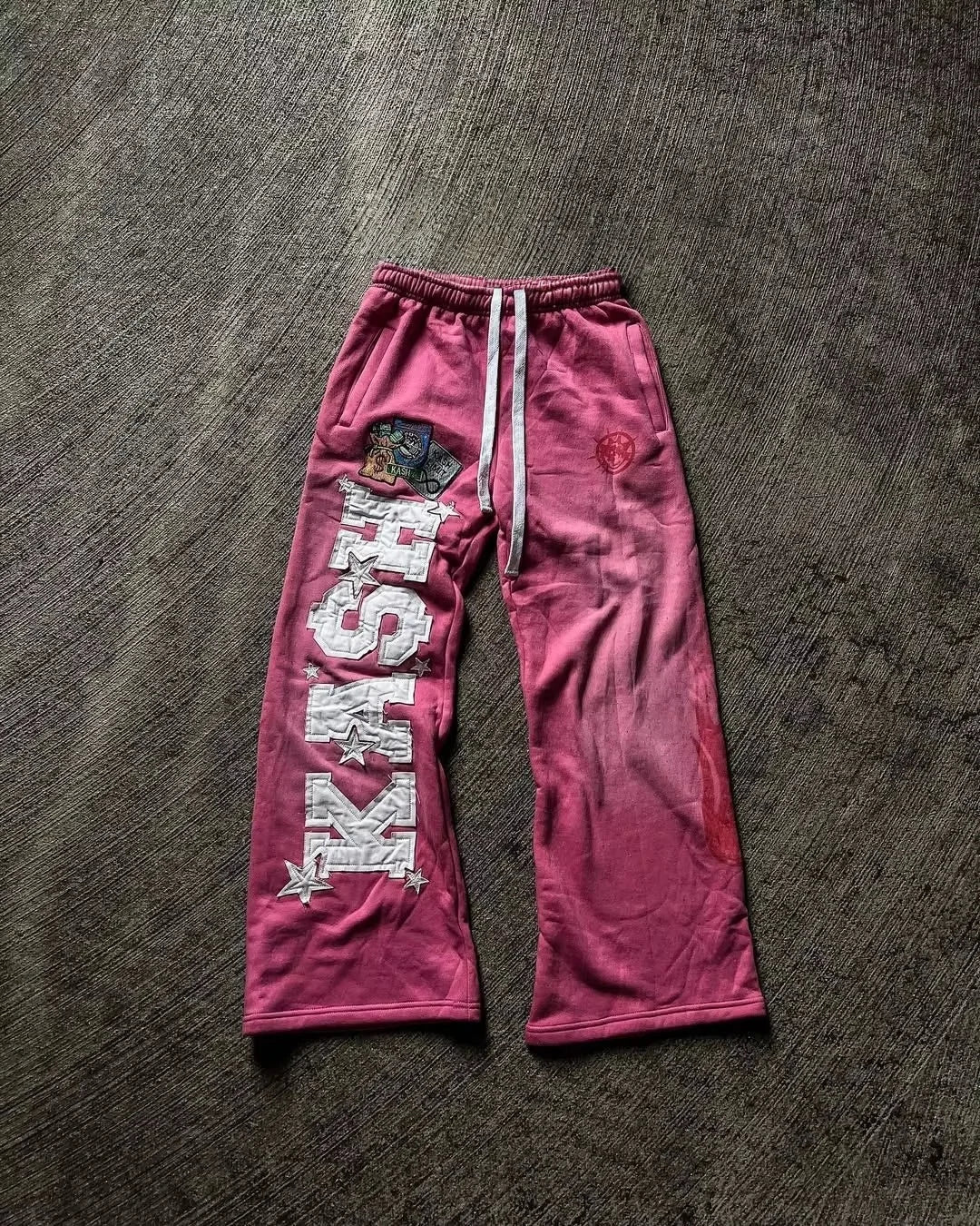 Men's Retro Gothic Punk 3D Print Straight Leg Pants — Loose Fit Streetwear Sweatpants