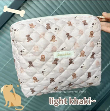 Large Capacity Cosmetic Clutch Bag – Women's Travel Makeup Storage Bag with Zipper