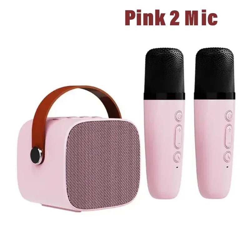 Wireless Dual Microphone Karaoke Machine — Bluetooth HIFI Speaker