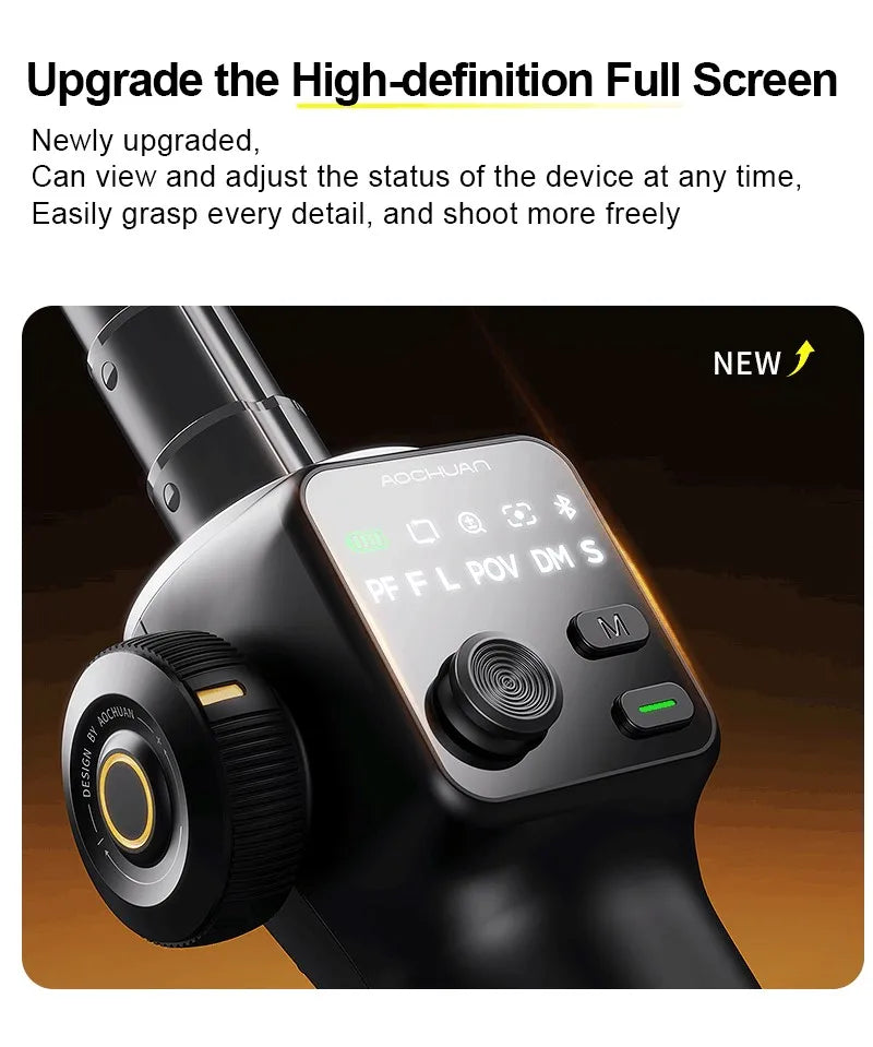AOCHUAN 3-Axis Handheld Gimbal Phone Stabilizer — Smooth Video for iPhone & Android