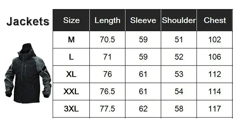 Men's Tactical Waterproof Tracksuit – Multi-Pocket Combat Training Set