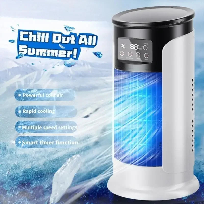 6-Speed Portable Evaporative Air Cooler — Cooling Fan Blower for Personal & Room Use