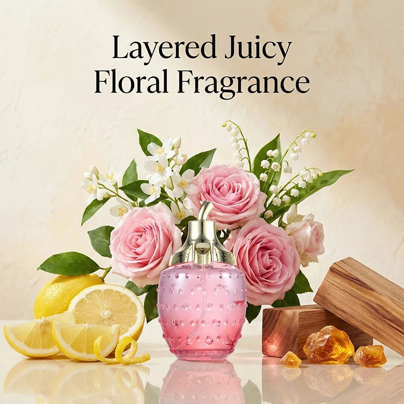 Strawberry Charm Women’s Fragrance Spray 80ml – Fruity Oriental Rose & Jasmine Perfume
