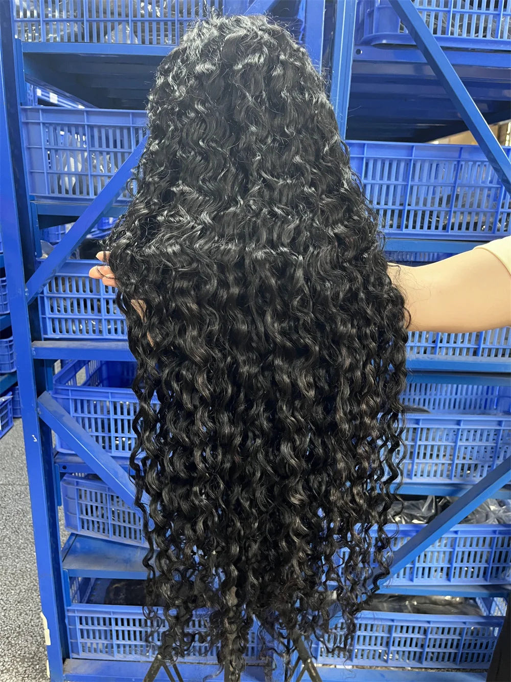 40–50 Inch Water Wave Curly Lace Front Wig | 300% Density 13x4 13x6 7x5 HD Glueless Brazilian Human Hair for Women
