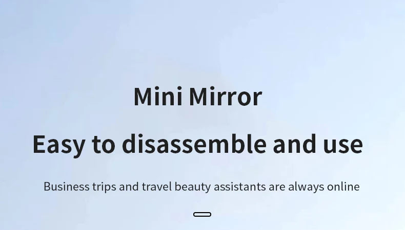 LED Car Sun Visor Vanity Mirror — Rechargeable HD Makeup Mirror