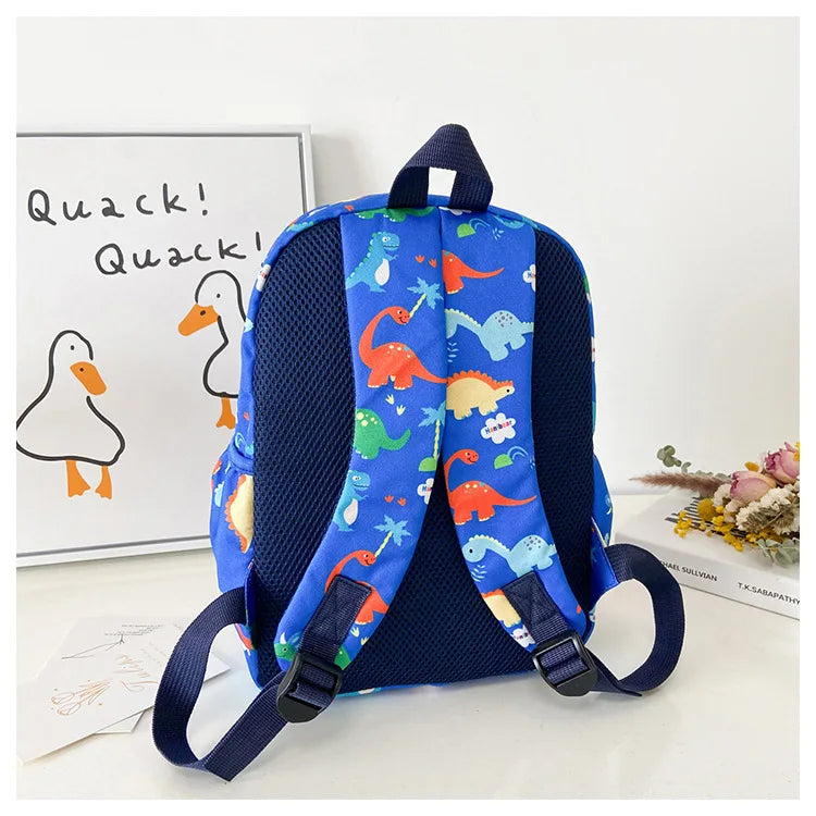 Dinosaur Print Backpack – Kids Kindergarten School Bag